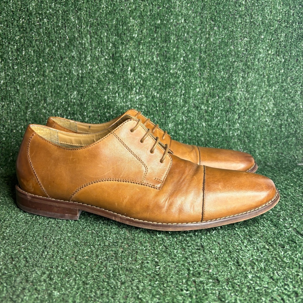 Florsheim Cap Toe Leather Classic Formal Oxford Dress Shoes Brown Mens Size 13 D